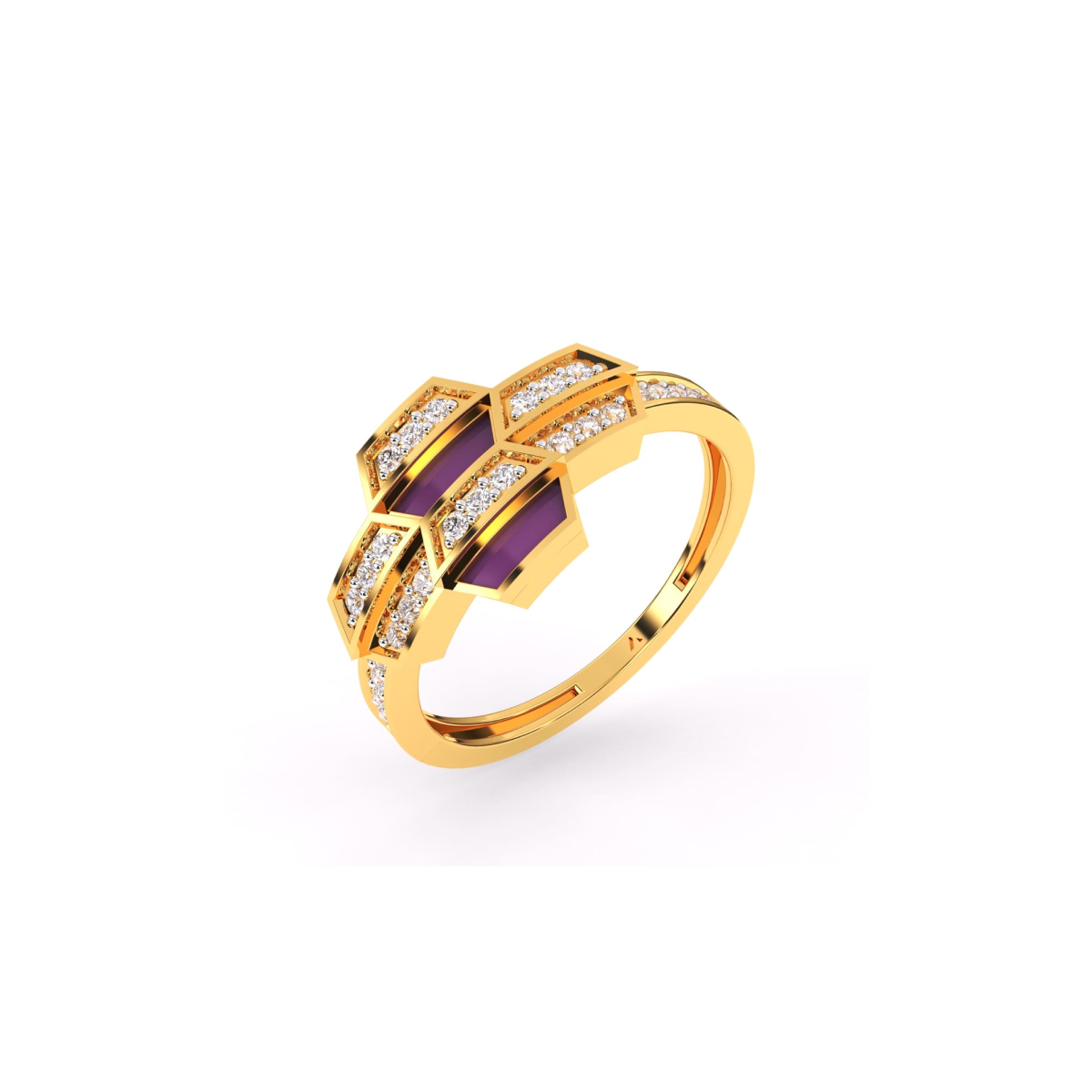 Round Cut Vintage Style Diamond Ring